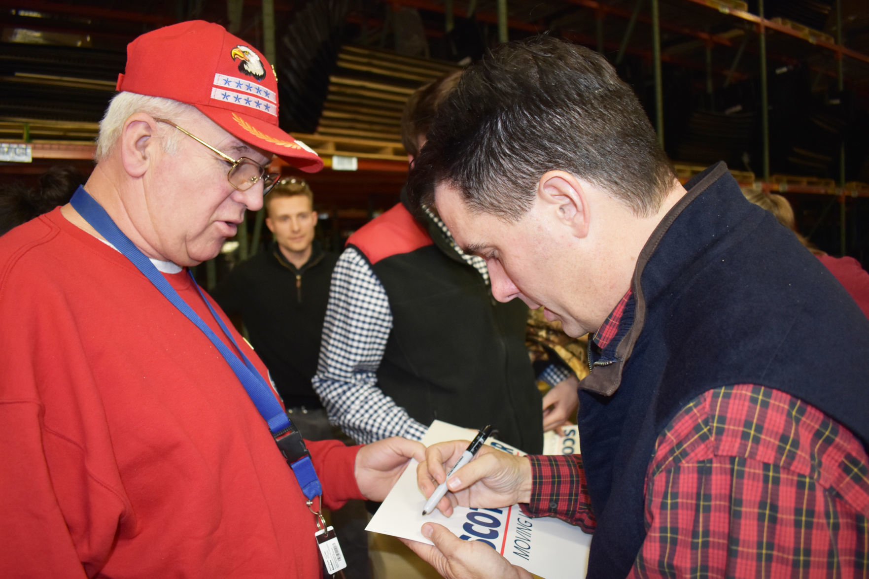Walker signs sign